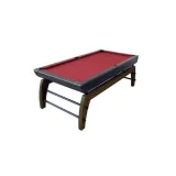 Montego biliárdasztal, pool, 7' méret., fekete-ezüst, fedőlap nélkül · záber 2