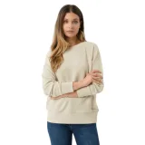 Női kapucnis pulóver VOLCANO B-MINK-CREAM · záber 1
