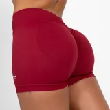 Sportos rövidnadrág Iron Aesthetics Shape, bordó · záber 2