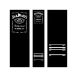 Darts puha szőnyeg Jack Daniels dizájnnal 290×60cm - fekete JD logóval · záber 2