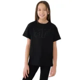 Lány póló rövid ujjú 4F JUNIOR TSHIRT F2333-20S-DEEP BLACK · záber 1