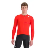 Férfi kerékpáros mez hosszú ujjal SPORTFUL Matchy long sleeve jersey, chili red · záber 1