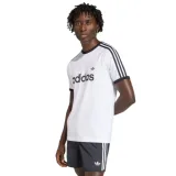 Férfi rövid ujjú póló ADIDAS ORIGINALS 3S RINGER T- WHITE · záber 1