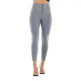 Női jeggings nadrág FREDDY WR.UP® superskinny push up 7 8 trousers with high waist and zip-Black · záber 1
