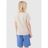 Fiú melegítőnadrág rövidnadrág 4F JUNIOR SHORTS CAS M600-34S-LIGHT BLUE - Pohlavie: Gyerek · záber 3