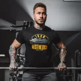 Férfi fitness póló Iron Aesthetics Force, fekete · záber 5