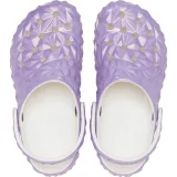 Lányi krokszik (szabadidőcipő) CROCS Classic Iridescent Geo CGK white · záber 4