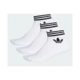 Zoknik ADIDAS ORIGINALS 3-PACK - TREF ANK SCK HC WHITE BLACK · záber 3
