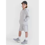 Fiú kapucnis pulóver zipzárral 4F JUNIOR SWEATSHIRT-JWMM00TSWSM1860-25M-GREY - Pohlavie: Gyerek · záber 5