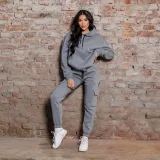 Női oversize szett Iron Aesthetics Cargo, szürke · záber 1