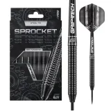 Darts szett steel GOAT Sprocket, 24g, 90% gravírozott · záber 1