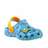 Fiú kroksik (szabadidőcipő) COQUI Little Frog light blue light orange · záber 1