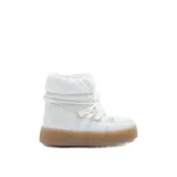 Lány téli bokacsizmák MOON BOOT JTRACK LOW NYLON WP, 002 white · záber 1