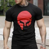 Ultrasoft póló Iron Aesthetics Skull, B&R · záber 1