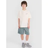 Fiú póló rövid ujjú 4F JUNIOR TSHIRT M1914-11S-OFF WHITE - Pohlavie: Gyerek · záber 4