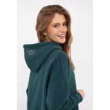 Női melegített kapucnis pulóver VOLCANO B-FUNDY-603-TURQUOISE · záber 5