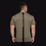 Better Bodies Essex Stripe Tee Washed Green Melange · záber 3