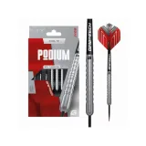 Darts szett steel GOAT Podium Silver, 24g, 80% · záber 2