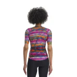 Női rövid ujjú kerékpáros mez SPORTFUL Glitch w bomber jersey, multicolor black · záber 3