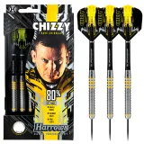 Dart szett Harrows steel 23g, Chizzy 80% gravírozott · záber 1