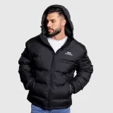 Férfi dzseki Iron Aesthetics Zenit Puffer, fekete · záber 2
