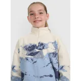 Lány síelés Polár pulóver 4F JUNIOR FLEECE F343-4FJWAW25TFLEF343-90A-MULTICOLOUR ALLOVER · záber 2