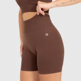 Női sport rövidnadrág Iron Aesthetics Ultimate, barna · záber 1