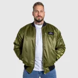 Bomber dzseki Iron Aesthetics Maverick, zöld · záber 4