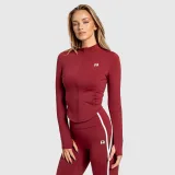 Női cipzáros felső Iron Aesthetics Define, bordó · záber 1