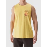 Férfi ujjatlan póló 4F TSHIRT-WSS24TTSHM1319-71S-YELLOW · záber 5
