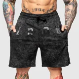 Férfi melegítősort Iron Aesthetics College, washed black · záber 5