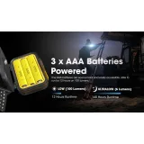 Fejlámpa NITECORE HA13 - ULTRALIGHT 120M - 350LM · záber 5