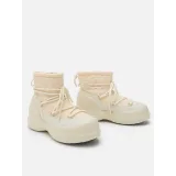 Alacsony téli cipők MOON BOOT MB MEZZALUNA QUILTED MID WP-L002 CREAM · záber 2
