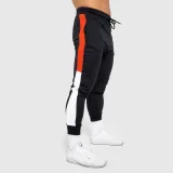 Jogger melegítőnadrág Iron Aesthetics Tricolora, fekete · záber 2