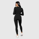 Női bordázott overál Iron Aesthetics Rib Lady, fekete · záber 5
