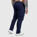 Férfi melegítőnadrág Iron Aesthetics Utility, navy · záber 4