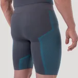 GymBeam OG1 Seamless Shorts Grey/Blue · záber 4