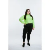 Női futó pulóver 1 2 cipzárral ANTA Knit Track Top-862225702-1-SS22_Q2-Fluorescent Green · záber 5