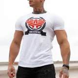 Férfi fitness póló Iron Aesthetics Triumph, fehér · záber 1