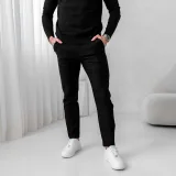 Sztreccs nadrág Iron Aesthetics Classy, fekete · záber 5