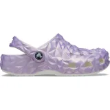 Lányi krokszik (szabadidőcipő) CROCS Classic Iridescent Geo CGK white · záber 1