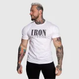 Férfi sportpóló Iron Aesthetics Urban, fehér · záber 1