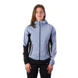 Női túrázó Softshell kabát kapucnival NORTHFINDER JAYLYN-665lavendergreyblack · záber 1