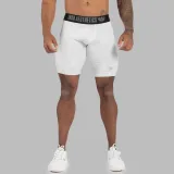 Funkcionális rövidnadrág Iron Aesthetics Evolution, fehér · záber 2