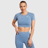 Női crop top Iron Aesthetics Faded, washed green · záber 3