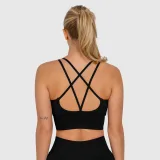 Női sportmelltartó Iron Aesthetics Ultimate, fekete · záber 5