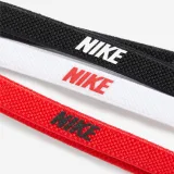 Fejpánt NIKE ELASTIC HAIRBANDS 3PK BK WH UR · záber 3