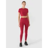 Női leggings 4F TIGHTS FNK F389-RAW24TFTIF389-60S-BURGUNDY · záber 2