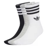 Zoknik ADIDAS ORIGINALS 3 PACK-CREW S WHITE MGREYH BLACK · záber 1