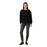 Női kapucnis pulóver VOLCANO B-LUP-BLACK · záber 2